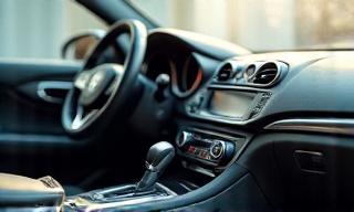 Dybderens af bilinteriør